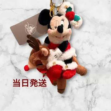 미니 봉제 인형 키링 키체인 DISNEY CHRISTMAS