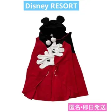 공식 디즈니 리조트 미키  판초 담요 장갑 포함 즉시