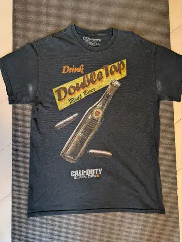 콜 오브 듀티 블랙 옵스 III 블랙 T 사이즈 M