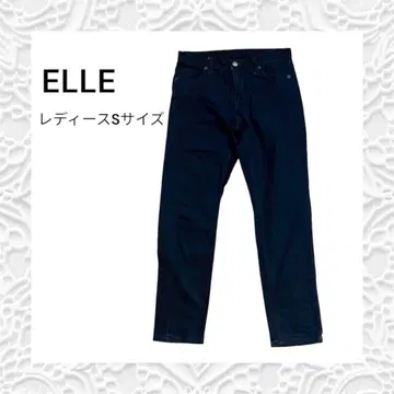ELLE (엘르) 코튼 혼방 스트레이트 데님 팬츠 청바지