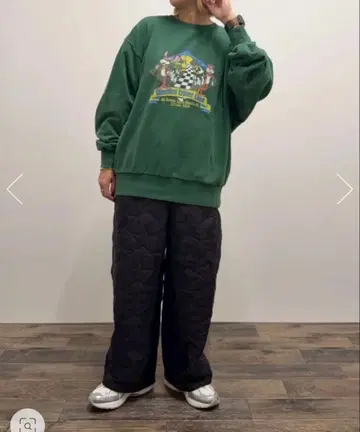 스타 퀼팅 팬츠