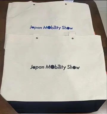 [ 새상품 ] 재팬 모빌리티 쇼 2025 토트백 블랙 파랑 2개 세트