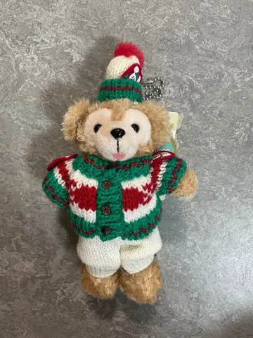 크리스마스 더피 인형 배지