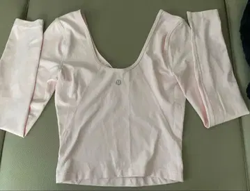 [ Lululemon ] 긴팔 상의 핑크 사이즈 2