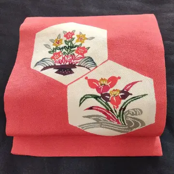 나고야 오비 길경 창포 레트로