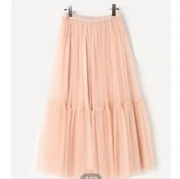 bilitis dix-sept ans 샤샤 스커트 롱 핑크 새상품급