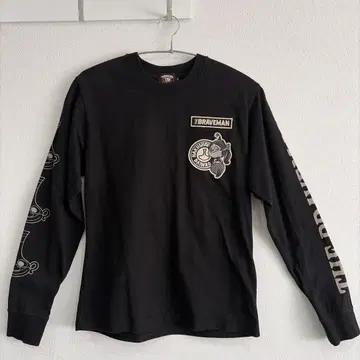 THE BRAVEMAN 긴팔 티셔츠 블랙