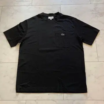 LACOSTE 블랙 T셔츠 US XL