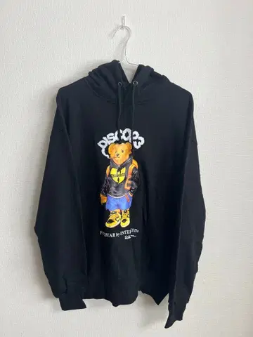 Interterbreed 그래픽 후드티 블랙