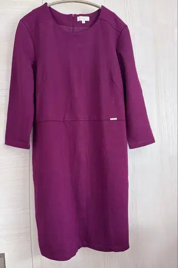 리에베 아비스테 퍼플 긴팔 원피스 M