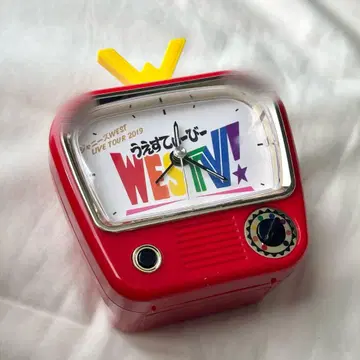 쟈니즈 WEST WEST. WESTV! 굿즈 알람 시계