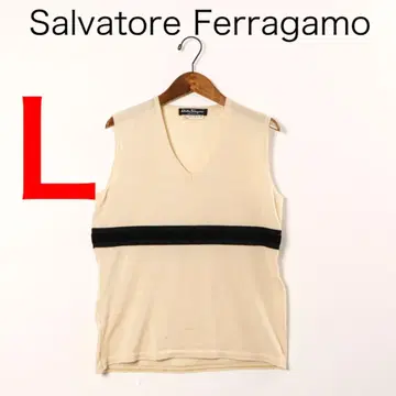 H3455-99 페라가모 V넥 니트 베스트