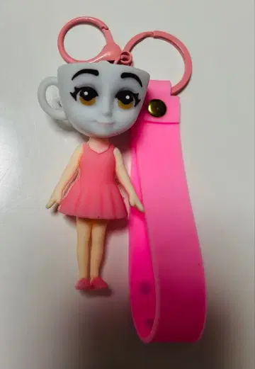 이탈리아 레인 낚싯대 발레리나 카푸치노 실리콘 키링