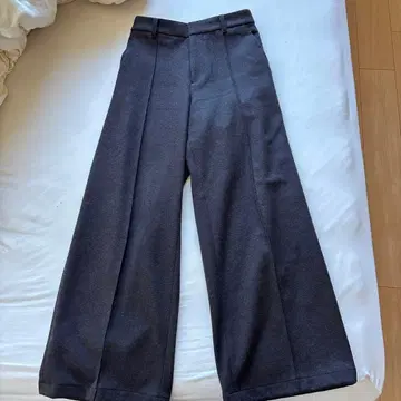 UNIQLO 브러쉬드 저지 와이드 팬츠 S 브라운 인심 66cm