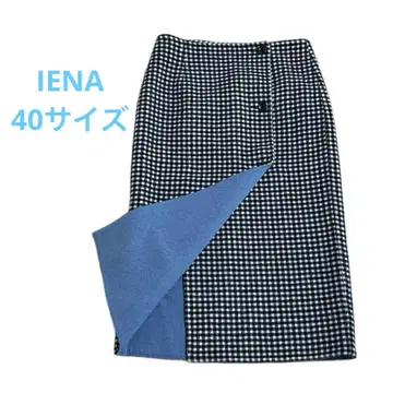 [IENA] W 페이스 리버서블 미드카프 스커트