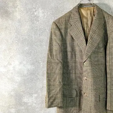 Ermenegildo Zegna 테일러드 자켓 브라운 체크