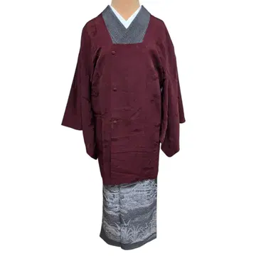 도유키 코트 겉옷 홍차 세미롱 브라운