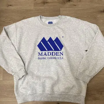 MADDEN 그레이 맨투맨 트레이닝복