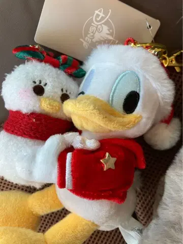 도날드 봉제 인형 키링 키체인 DISNEY CHRISTMAS