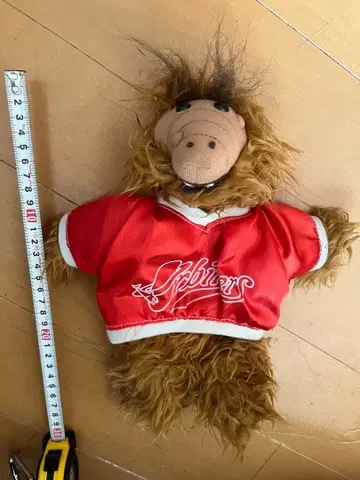 ALF 봉제 인형 빨간색 유니폼 알프