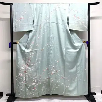 호몬기 늘어진 국화 사야가타 지문 소나무 도라지 기모노 034k