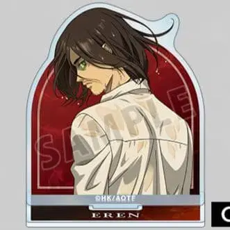 진격의 거인 싸우는 등 엘렌 아크릴 스탠드 키링 2개 세트