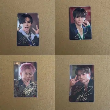 초특급 트레이딩 카드 사인 카이 타쿠야 슈야 마사히로