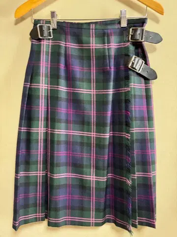 O'NEIL OF DUBLIN 타탄 체크 플리츠 스커트