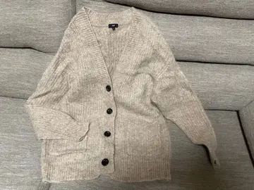 PLST 가디건 (양모, 알파카 혼방)