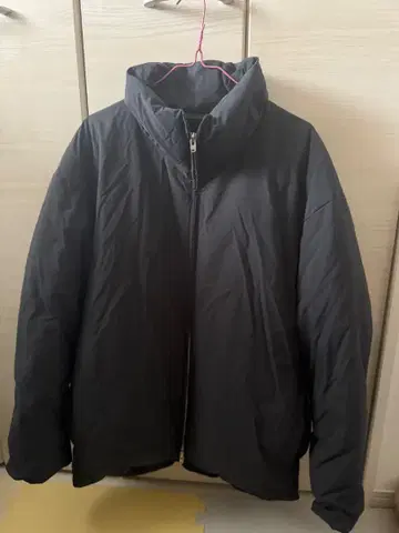 WYM HEAT FIBER DOWN 블랙 다운 자켓