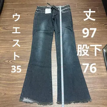 부츠컷 데님 W26 다크 그레이