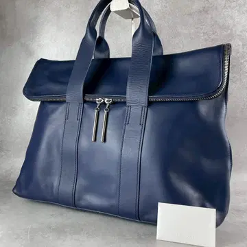 레어/컨디션 최상 3.1 필립 림 아워백 A4 가능 토트백 네이비