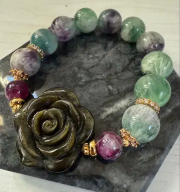 엔젤 페더 플로라이트 디자인 팔찌