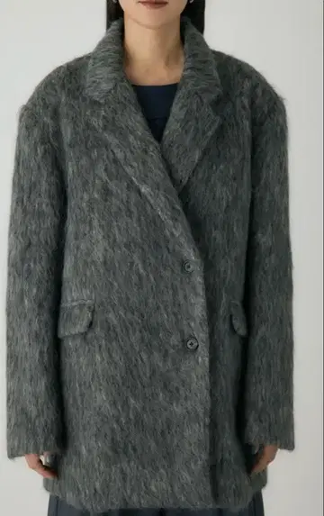 택 포함 새상품 crie confort 샤기 자켓