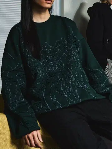 gadidanoniem 니트 맨투맨 POCO / GREEN