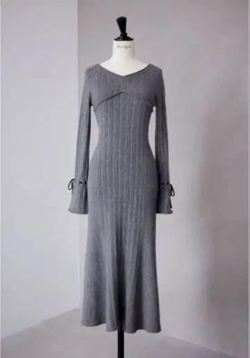 Herlipto/Back Lace-Up Knit Dress