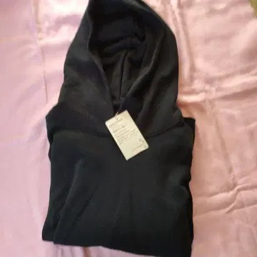 무인양품 맨투맨 풀오버 후드티 L 사이즈 블랙