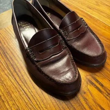 Kinney Shoes 키니슈즈 빈티지 가죽 로퍼 24.5