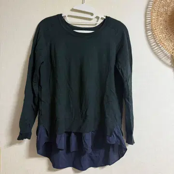 나노 유니버스 레이어드 디자인 긴팔 상의 F 사이즈