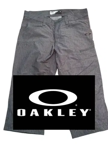 Oakley 오클리 그레이 스트라이프 카고 팬츠 34인치
