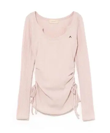 andmary Ruth velour tops pink