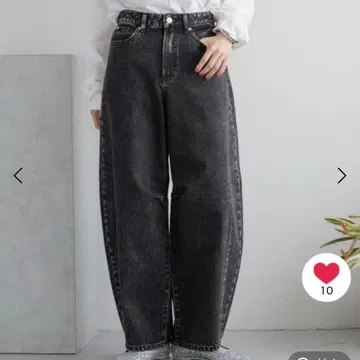 LOWRYS FARM 로리즈팜 CONE 커브 데님 팬츠 배럴 레그