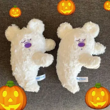 디즈니 할로윈 고스트 미키 어깨 마스코트 키링