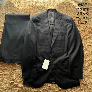 [ 미사용 ] 투모로우랜드 필그림 제냐 수트 블랙 48