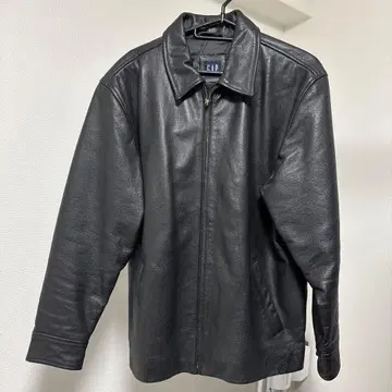 GAP 블랙 가죽 자켓