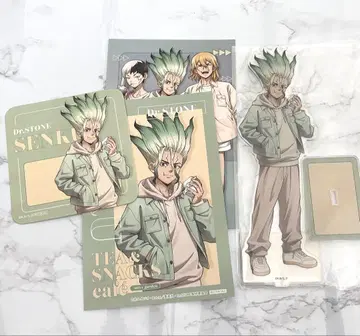 Dr.STONE 믹스 가든 이시가미 센쿠 아크릴 스탠드