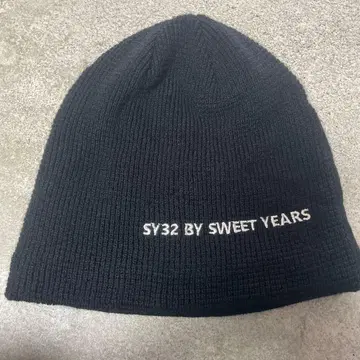 SY32 by SWEET YEARS 니트 모자 블랙