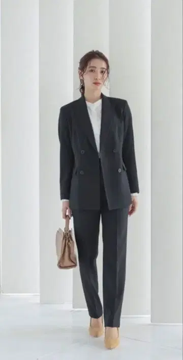 DLESSPLUS 수트 셋업 블랙