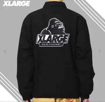 XLARGE 블랙 버튼업 자켓