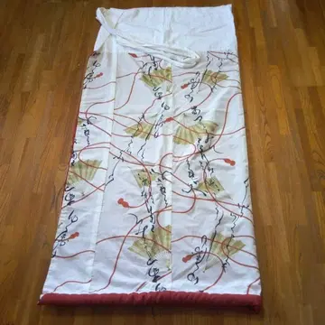 기모노 밑단 허리 아래 일본 무용 연습용 부채 무늬